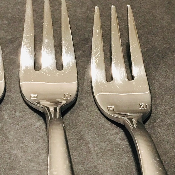 Chef & Sommelier 6 Cocktail Oyster Stainless Steel Forks 6” - Picture 1 of 11